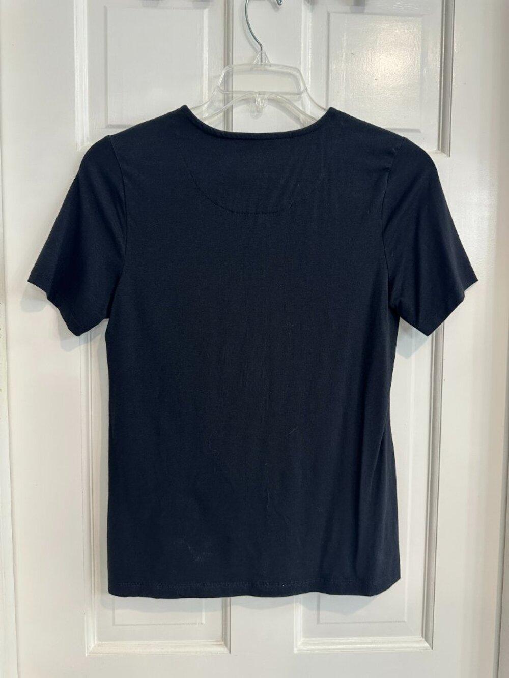 D&Co Beach Black Short Sleeve Top - NWOT